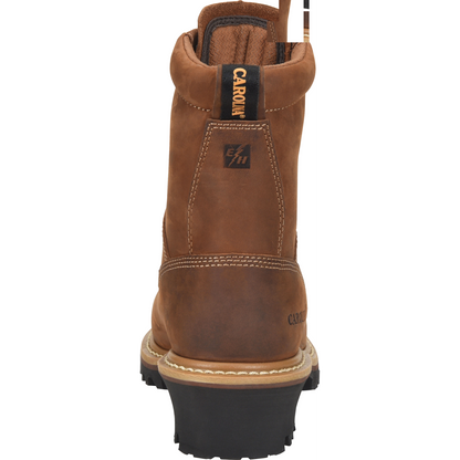 Carolina Women's Elm 8" Composite Toe Waterproof Slip Resistant Work Boot -Brown- CA1435 - Overlook Boots