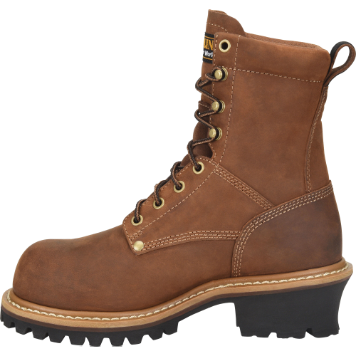 Carolina Women's Elm 8" Composite Toe Waterproof Slip Resistant Work Boot -Brown- CA1435 - Overlook Boots