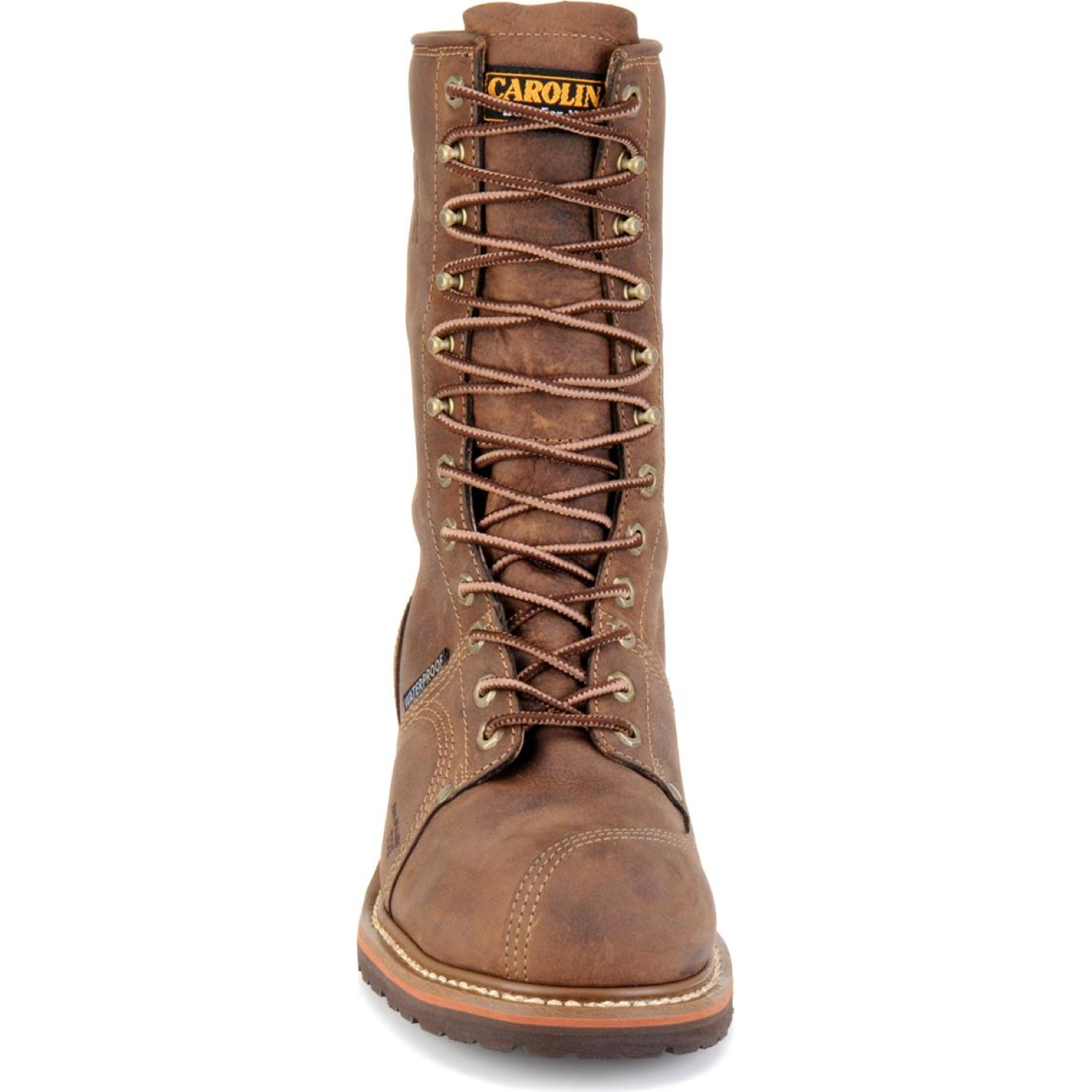 Carolina Men's Linesman 10" Composite Toe Waterproof Work Boot - Brown - CA1904 - Overlook Boots