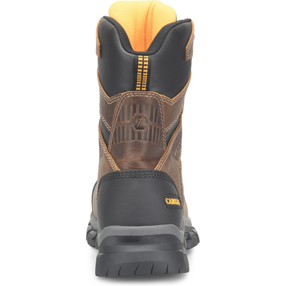 Carolina Men's Falcon 8" Steel Toe Waterproof Slip Resistant Work Boot -Brown- CA3592 - Overlook Boots