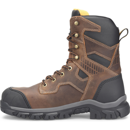 Carolina Men's Falcon 8" Steel Toe Waterproof Slip Resistant Work Boot -Brown- CA3592 - Overlook Boots
