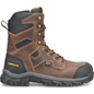 Carolina Men's Falcon 8" Steel Toe Waterproof Slip Resistant Work Boot -Brown- CA3592 8 / Medium / Brown - Overlook Boots