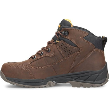 Carolina Men's Builder 5" Waterproof Slip Resistant Steel Toe Hiker Work Boot - Brown - CA4501 - Overlook Boots