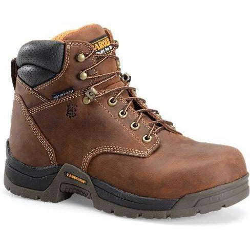 Carolina Men's Bruno Lo 6" Soft Toe Waterproof Work Boot - Brown - CA5020 7 / Medium / Brown - Overlook Boots