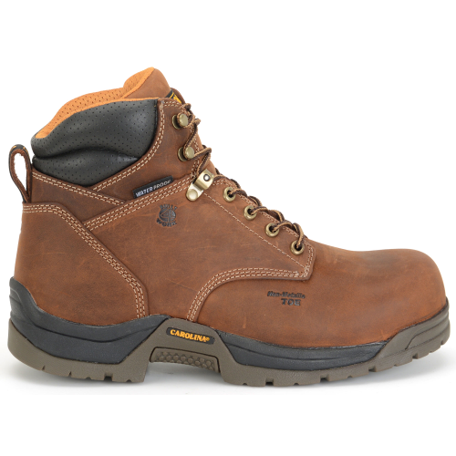 Carolina Men's Bruno Lo 6" Soft Toe Waterproof Work Boot - Brown - CA5020 - Overlook Boots