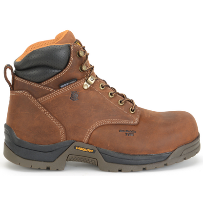 Carolina Men's Bruno Lo 6" Soft Toe Waterproof Work Boot - Brown - CA5020 - Overlook Boots