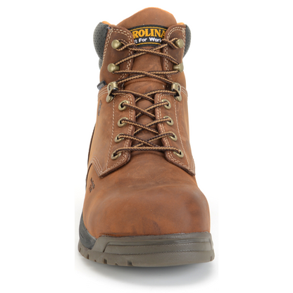Carolina Men's Bruno Lo 6" Soft Toe Waterproof Work Boot - Brown - CA5020 - Overlook Boots
