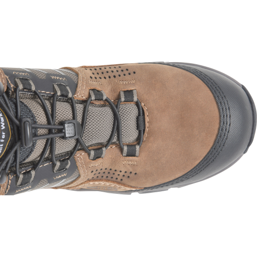 Carolina Men's Ironhide Mid Cut Soft Toe Waterproof Work Boot -Brown- CA5053 - Overlook Boots