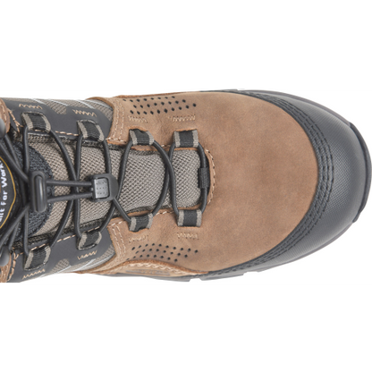 Carolina Men's Ironhide Mid Cut Soft Toe Waterproof Work Boot -Brown- CA5053 - Overlook Boots