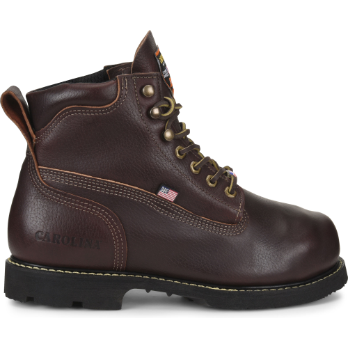 Carolina Men's INT 2.0 6" Steel Toe Internal Metguard Work Boot - Brown - CA517 - Overlook Boots