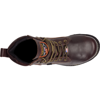 Carolina Men's INT 2.0 6" Steel Toe Internal Metguard Work Boot - Brown - CA517 - Overlook Boots