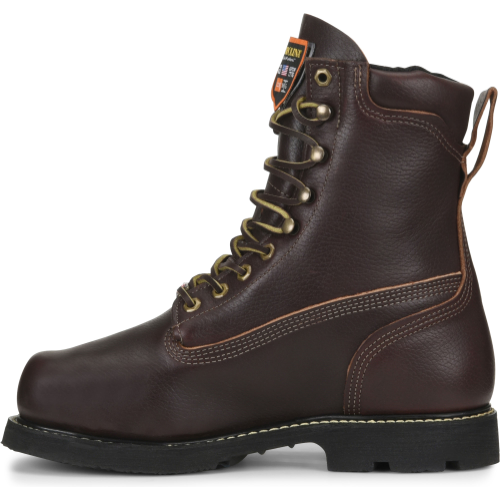 Carolina Men's INT 2.0 8" Steel Toe Internal Metguard Work Boot -Brown- CA518 - Overlook Boots