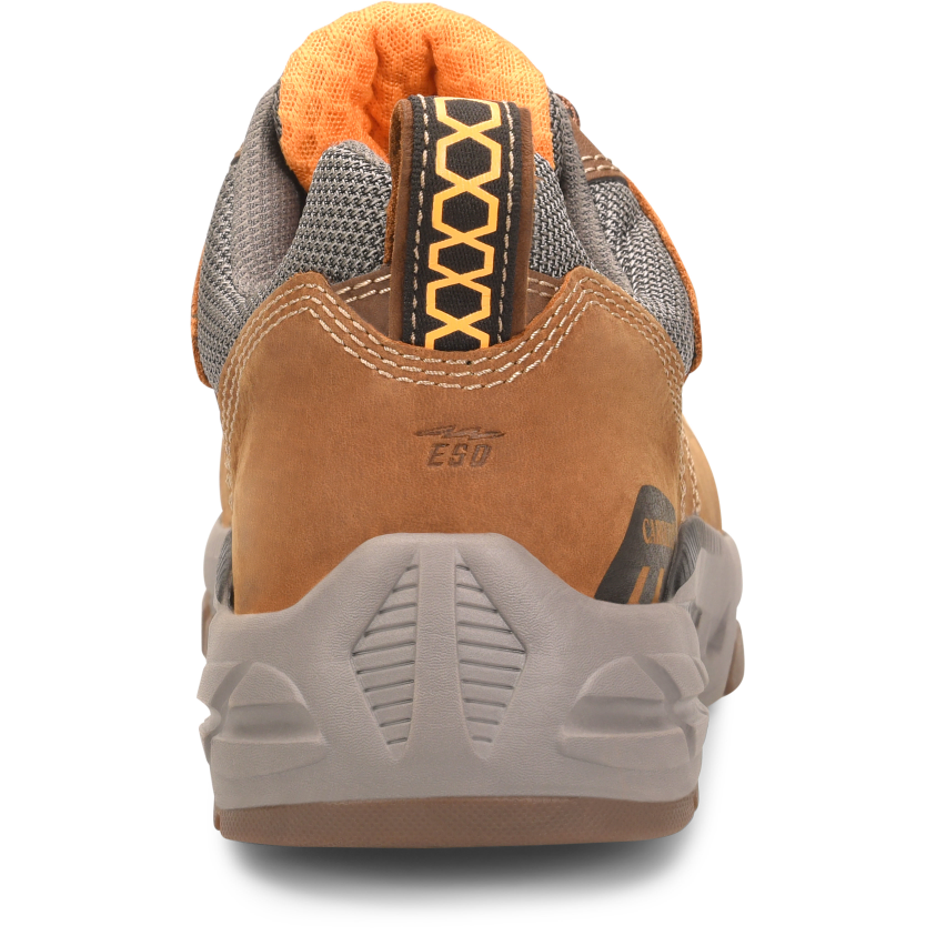 Carolina Men's Duke Composite Toe Electrostatic Dissipative Oxford Work Shoe - Brown - CA5541 - Overlook Boots