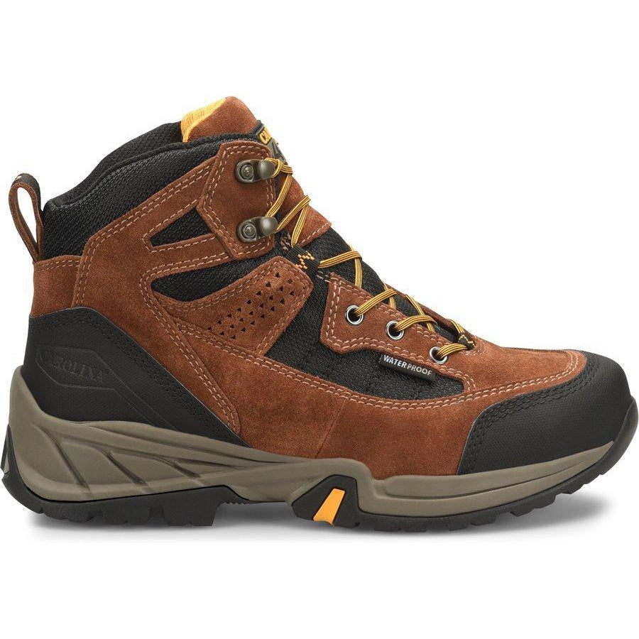 Carolina Men's Limestone 6" Steel Toe Waterproof Hiker Work Shoe Brown- CA5546 - Overlook Boots