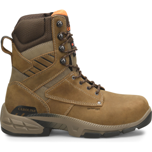 Carolina Men's Duke 8" Carbon Composite Toe Waterproof 440G Ins Work Boot - CA5547 8 / Medium / Dark Brown - Overlook Boots