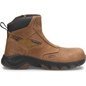 Carolina Men's Subframe 6" Waterproof Side Zipper Composite Toe Work Boot -Brown- CA5550 8 / Medium / Brown - Overlook Boots