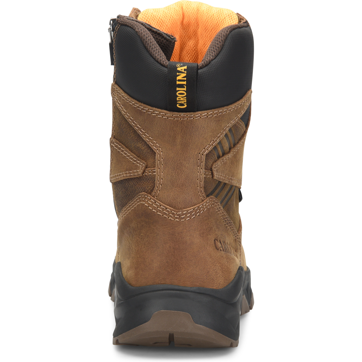 Carolina Men's Subframe 8" Waterproof Side Zipper Composite Toe Work Boot -Brown- CA5552 - Overlook Boots