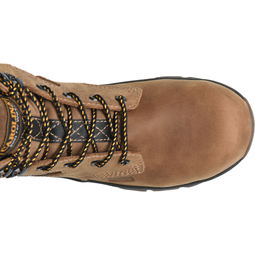 Carolina Men's Subframe 8" Waterproof Side Zipper Composite Toe Work Boot -Brown- CA5552 - Overlook Boots