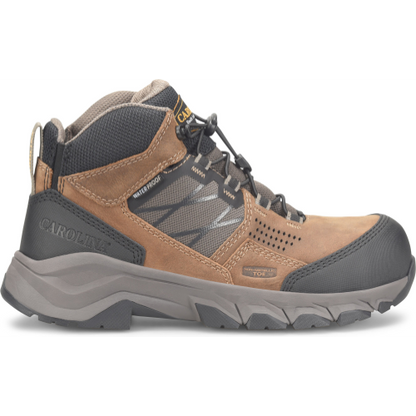 Carolina Men's Ironhide Composite Toe Waterproof Slip Resistant Hiker Work Boot -Tan- CA5553 - Overlook Boots