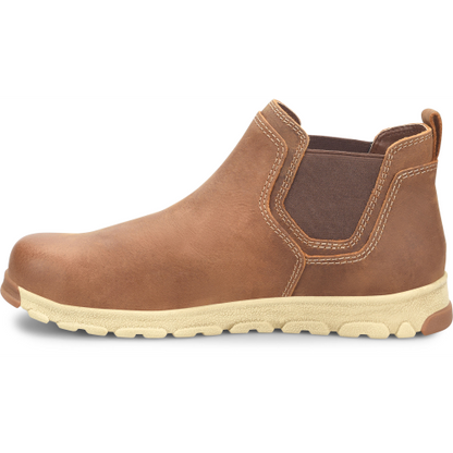 Carolina Men's S-117 Electrostatic Dissipative Alum Toe Lightweight Romeo Work Shoe - Brown - CA5574 - Overlook Boots