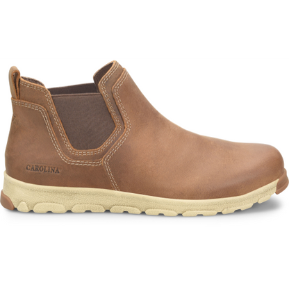 Carolina Men's S-117 Electrostatic Dissipative Alum Toe Lightweight Romeo Work Shoe - Brown - CA5574 8 / Medium / Brown - Overlook Boots