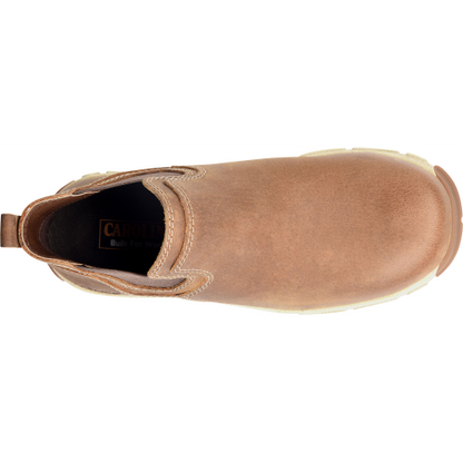 Carolina Women's S-117 Electrostatic Dissipative Romeo Alum Toe Lightweight Work Shoe - Brown - CA5671 - Overlook Boots