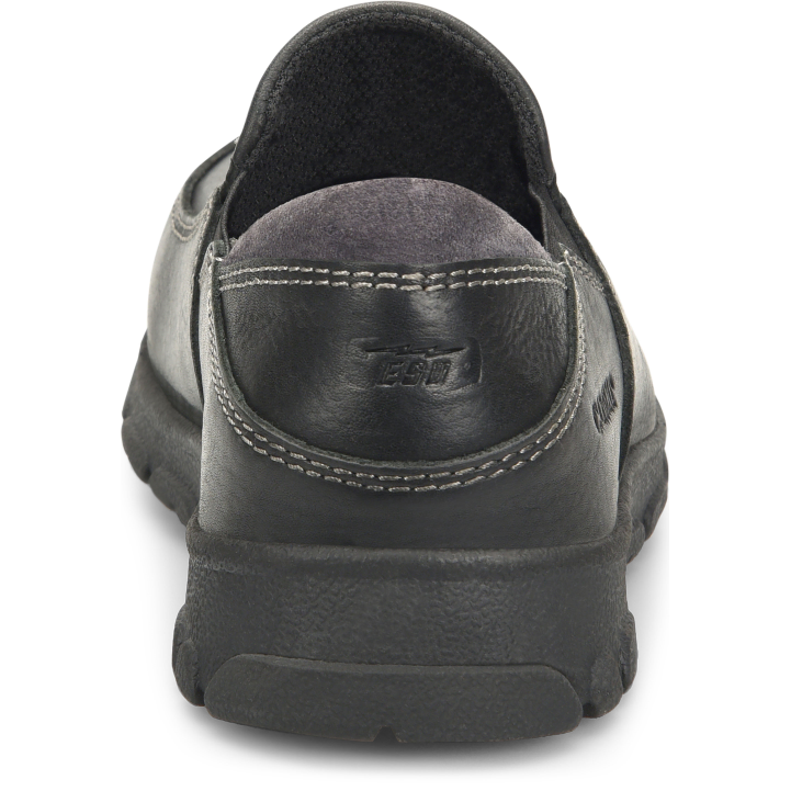 Carolina Women's S-117 Electrostatic Dissipative Alum Toe Lightweight Slip-On Work Shoe Black- CA5672 - Overlook Boots