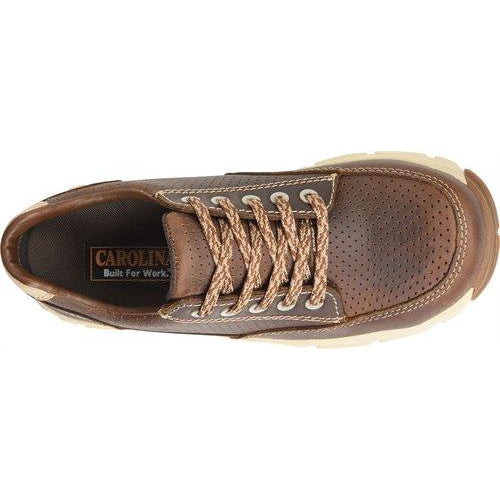 Carolina Women's S-117 Aluminum Toe Oxford Work Shoe- Mahogany- CA5674  - Overlook Boots
