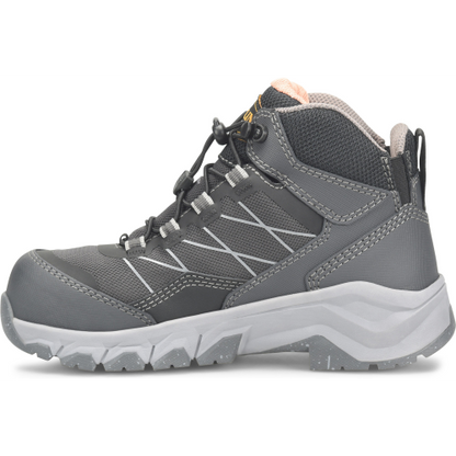 Carolina Women's Vya Composite Toe Waterproof Slip Resistant Hiker Work Boot -Grey- CA5677 - Overlook Boots