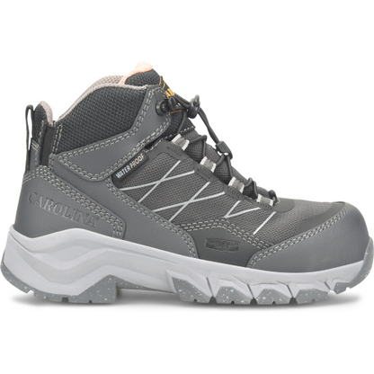 Carolina Women's Vya Composite Toe Waterproof Slip Resistant Hiker Work Boot -Grey- CA5677 6 / Medium / Grey - Overlook Boots