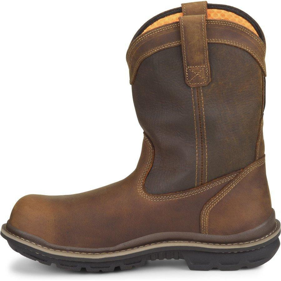 Carolina Men's Mandrel 10" Composite Toe Waterproof Wellington Work Boot- Brown - CA6558 - Overlook Boots