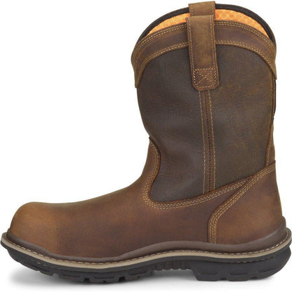 Carolina Men's Mandrel 10" Composite Toe Waterproof Wellington Work Boot- Brown - CA6558 - Overlook Boots