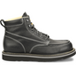 Carolina Men's Flatiron 6" Moc Toe Wedge Work Boot - Black - CA7007 8 / Medium / Black - Overlook Boots