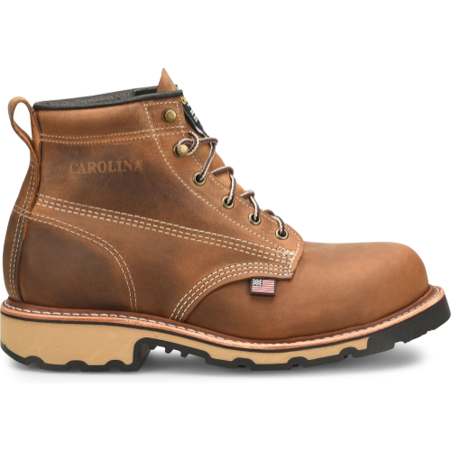 Carolina Men's Ferric 6" Made in USA Work Boot - Dark Brown - CA7029  - Overlook Boots