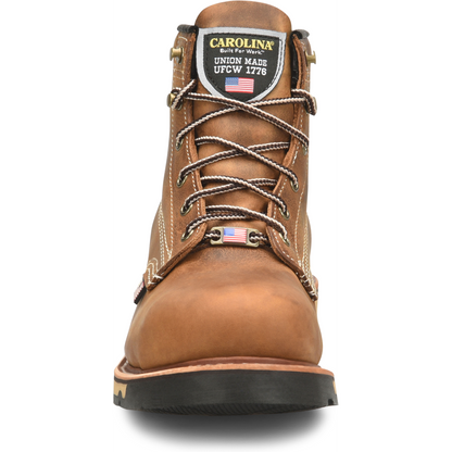Carolina Men's Ferric 6" Made in USA Work Boot - Dark Brown - CA7029  - Overlook Boots