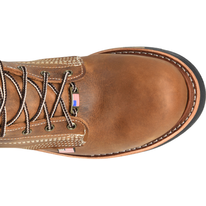 Carolina Men's Ferric 6" Made in USA Work Boot - Dark Brown - CA7029  - Overlook Boots