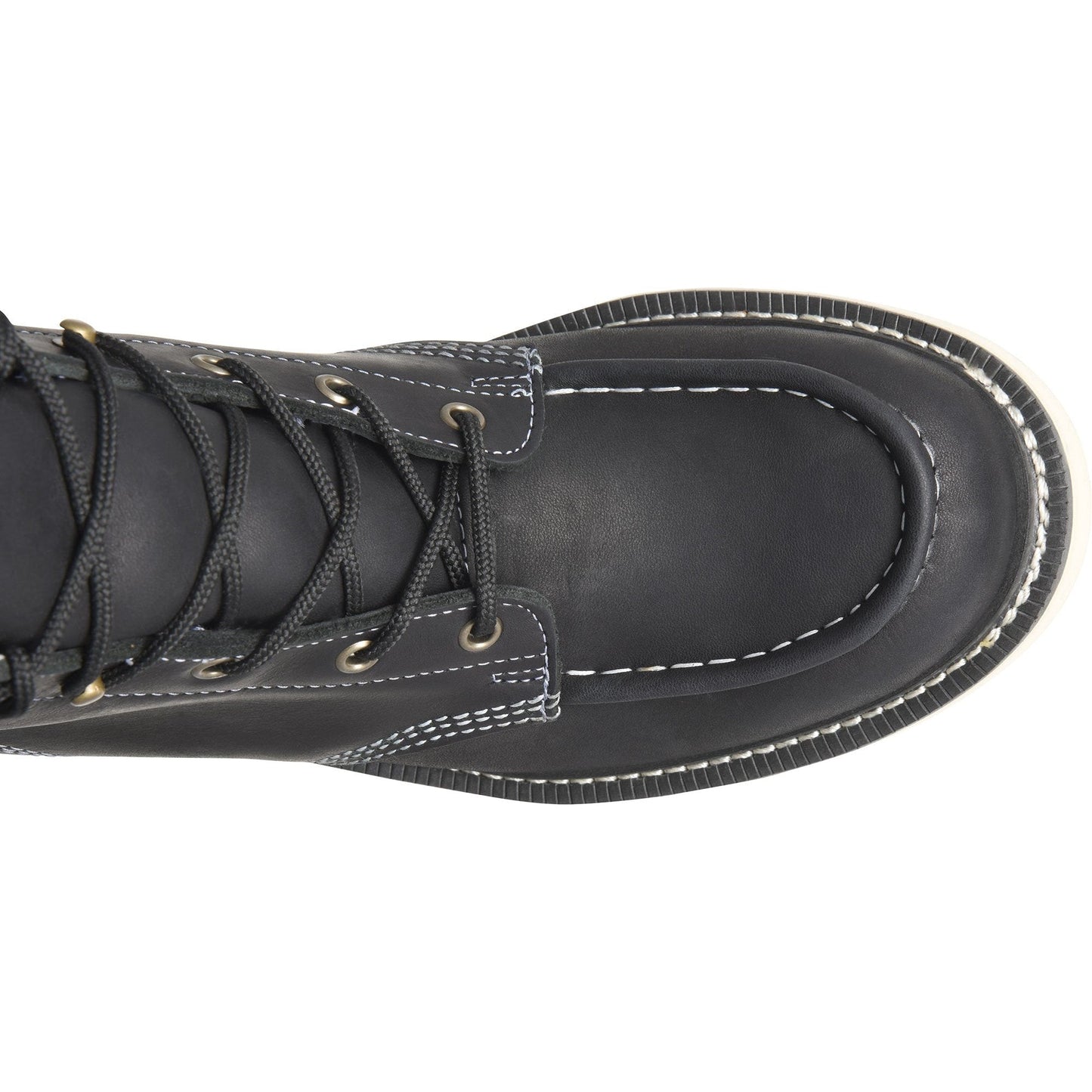 Carolina Men's Wedge Amp Mx 6" Moc Toe Casual Work Boot -Black- CA7064 - Overlook Boots