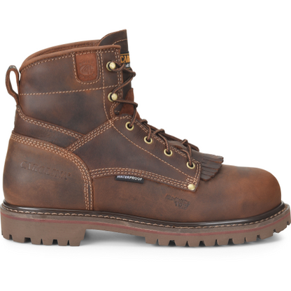 Carolina CA7528 Men's 28 Series 6" Composite Toe Waterproof Work Boot - Brown - Overlook Boots