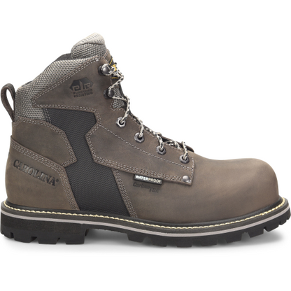 Carolina Men's I-Beam 6" Composite Toe Waterproof Puncture Resistant Work Boot - Gray - CA7540 8 / Medium / Gray - Overlook Boots