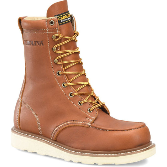 Carolina Men's Wedge Amp Mx 8" Steel Toe Causal Work Boot -Dark Brown- CA7562 8 / Medium / Brown - Overlook Boots