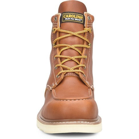 Carolina Men's Amp Mx 6" Wedge Steel Toe Causal Work Boot Brown- CA7563 - Overlook Boots