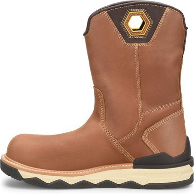 Carolina Men's Earthmover 10" Waterproof Composite Toe Wedge Work Boot -Brown- CA7833 - Overlook Boots