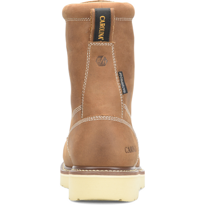 Carolina Men's Amped 8" Composite Toe Waterproof Wedge Work Boot - Brown - CA7842 - Overlook Boots