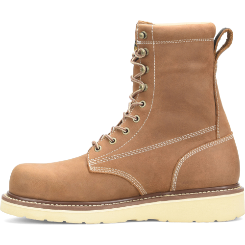 Carolina Men's Amped 8" Composite Toe Waterproof Wedge Work Boot - Brown - CA7842 - Overlook Boots