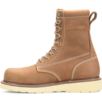 Carolina Men's Amped 8" Composite Toe Waterproof Wedge Work Boot - Brown - CA7842 - Overlook Boots