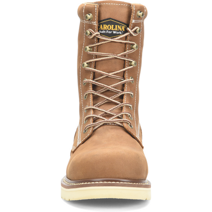 Carolina Men's Amped 8" Composite Toe Waterproof Wedge Work Boot - Brown - CA7842 - Overlook Boots