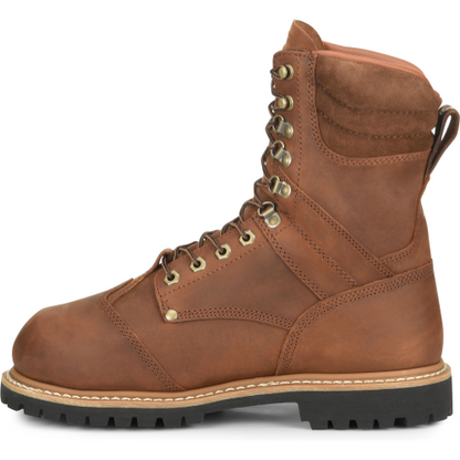 Carolina Men's Metpro Crazy Hardrock 8" Composite Toe Waterproof Work Boot -Brown- CA7921 - Overlook Boots