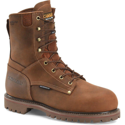 Carolina Men's 28 Series 8" Insulated Grizzly Work Boot - Brown - CA9028 8 / Wide / Brown - Overlook Boots