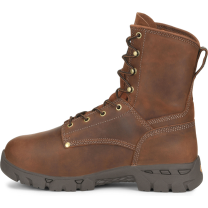Carolina Men's Buster 8" Composite Toe Waterproof Metguard Work Boot -Brown- CA9582 - Overlook Boots