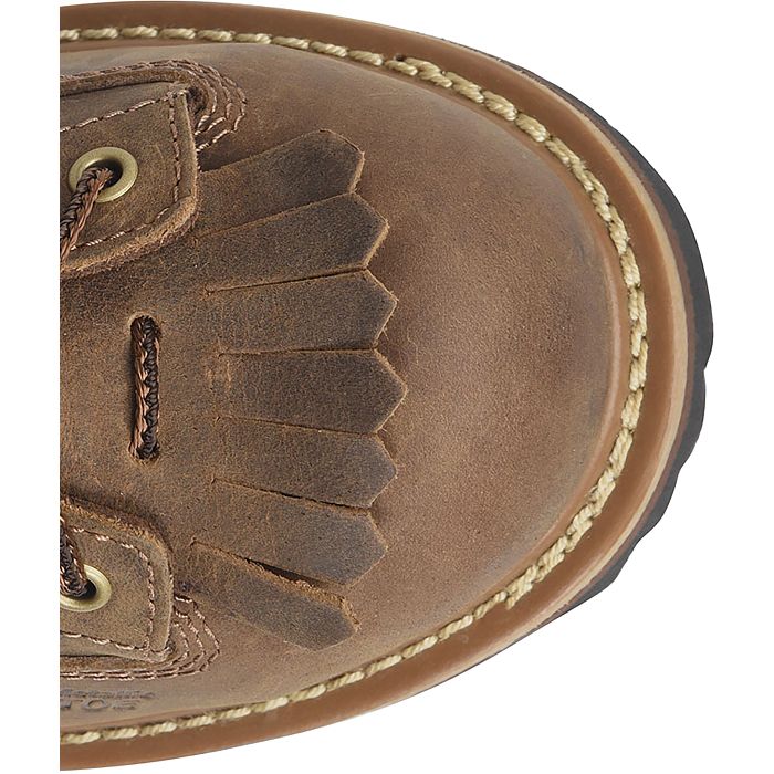 Carolina Men's Driller 8" Composite Toe Waterproof Logger Work Boot - Brown - CA9828 - Overlook Boots